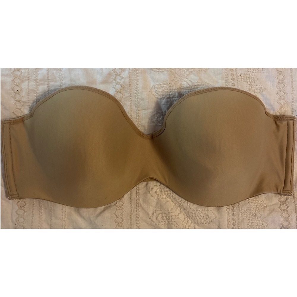 Lilyette Beige Defining Moments Full‎ Figure Strapless Bra, 42C